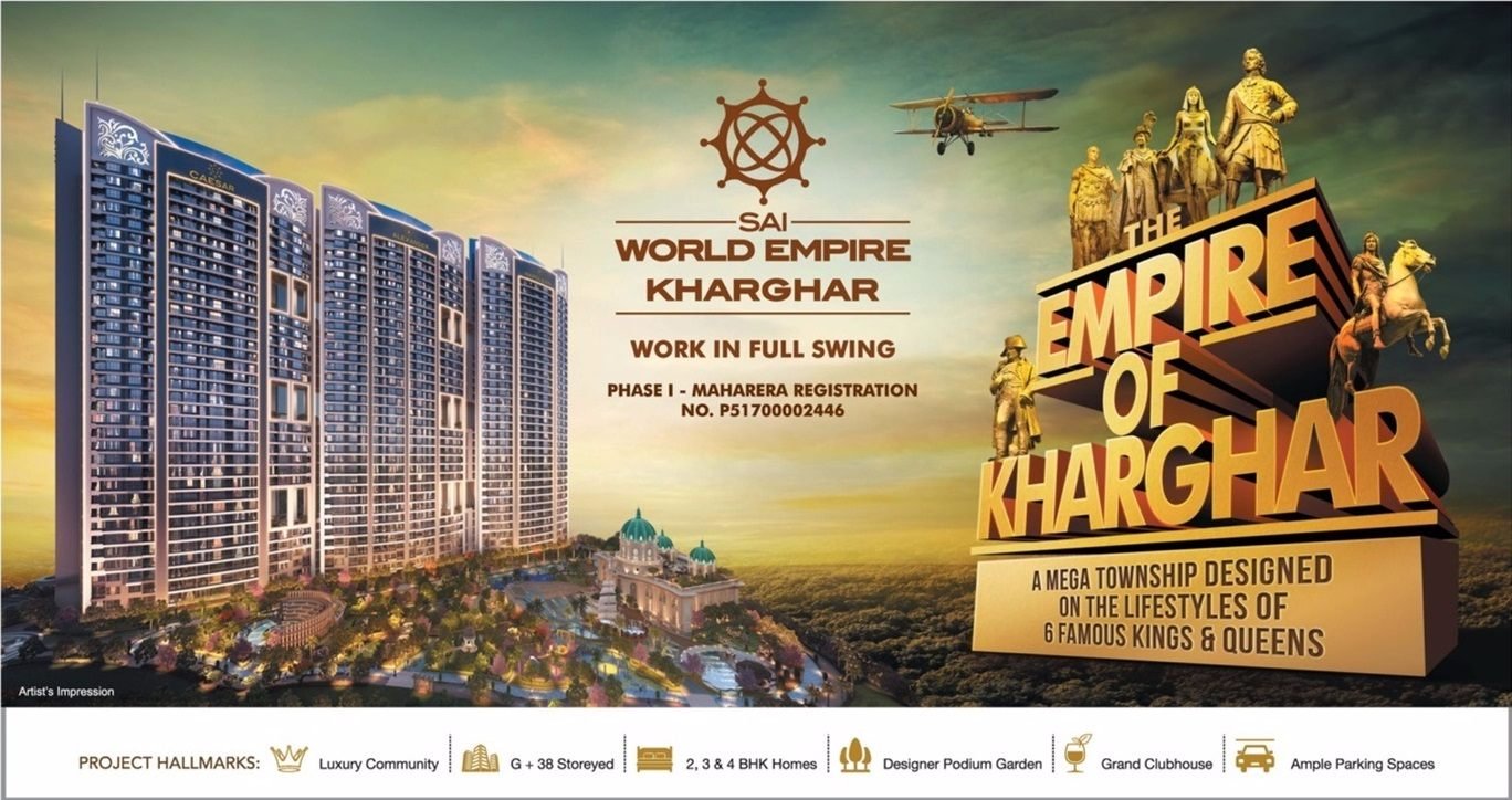 Sai World Empire Kharghar - Premium 3BHK Homes & World-Class Amenities